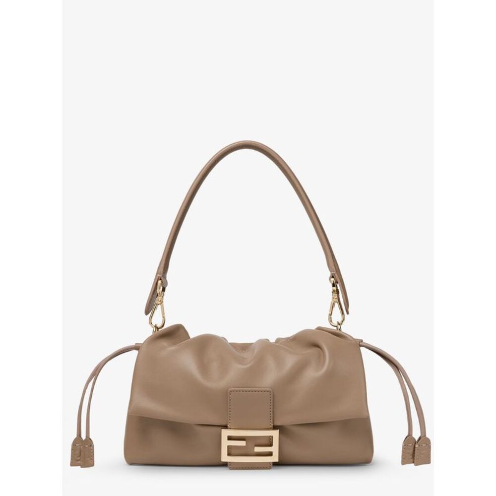 Fendi Women Baguette Soft Medium Leather Shoulder Bag